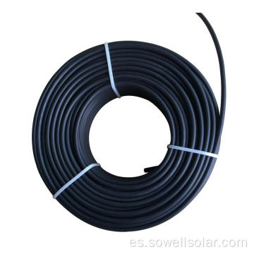 Cable solar de aluminio de aluminio aprobado por TUV 1*6 mm